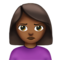 Person Pouting - Medium Black emoji on Apple